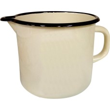 Кружка КМЗ 40104-072 эмал 1,0л без рис, с носиком