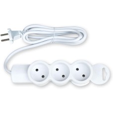 Удлинитель СПУТНИК Mi303 BE 2*0,75мм 1,5м, 3 роз