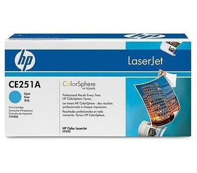 HP Картридж лазерный 504A CE251A голубой (7000стр.) для CM3530/CP3525