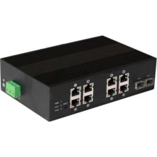 OSNOVO Коммутатор SW-60802/IC 8x100Мбит/с 2SFP 8PoE 200W неуправляемый