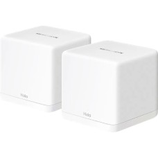 MERCUSYS Бесшовный Mesh роутер Halo H60X(2-pack), Wi-Fi 6, AX1500, 2.4/5ГГц, 2 LAN, 3 WAN/LAN, белый, 2 шт. в комплекте