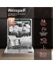 Посудомоечная машина WEISSGAUFF Встраиваемая посудомоечная машина BDW 6063 D, полноразмерная, ширина 59.8см, полновстраиваемая, загрузка 14 комплектов