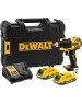 Дрель DEWALT Дрель-шуруповерт DCD708D2T-QW, 2Ач, с двумя аккумуляторами