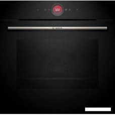 Духовой шкаф BOSCH Духовой шкаф электрический HBG7721B1, 71л, дверца с 4 стеклами, черный
