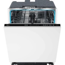 Посудомоечная машина HAIER Встраиваемая посудомоечная машина HDWE14-592RU, полноразмерная, ширина 59.8см, полновстраиваемая, загрузка 14 комплектов, серебристый