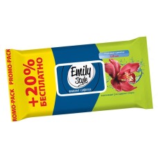Салфетки влажные MASTER FRESH С0006217 ПРОМО Emily Style Райские цветы 120 шт., упаковка с крышкой (+20% БЕСПЛАТНО)