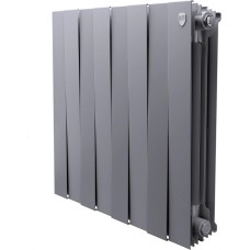 Радиатор ROYAL THERMO Радиатор биметаллический PianoForte 500 Серебристый - 8 секц