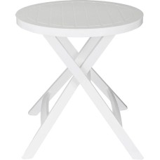 DOMFY Садовый стол Garden Table, пластик, 70 х 70 х 72 см, белый [ garden tbl/wh]