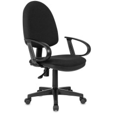 БЮРОКРАТ Кресло CH-300 черный 3C11 крестов. пластик