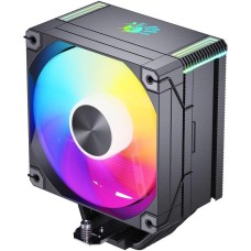 BLOODY Устройство охлаждения(кулер) AC-12 ARGB Soc-AM5/AM4/1200/1700/1851 черный 4-pin 14-26dB Al+Cu 230W 582gr Ret (AC-12-ARGB230-BK)