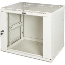 LANMASTER Шкаф коммутационный Pro (TWT-CBWPG-15U-6X4-GY) настенный 15U 600x450мм пер.дв.стекл 60кг серый 350мм 768мм IP20 металл