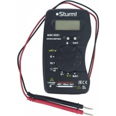 STURM! Мультиметр Sturm MM12031 цифровой черный