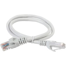 ITK Патч-корд PC01-C5EU-3M UTP RJ-45 вил.-вилка RJ-45 кат.5E 3м серый ПВХ (уп.:1шт)