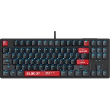 Клавиатура A4TECH Клавиатура AT87 черный/красный USB for gamer LED кабель 1.8м