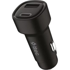 TTEC Автомобильное зарядное устройство SmartCharger Duo 3.1A Car Charger USB-C+USB-A. Цвет: черный