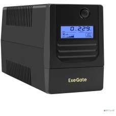 ИБП Exegate EX299504RUS ИБП ExeGate Smart LB-1000.LCD.AVR.4C13 (1000VA/650W, LCD, AVR, 4*C13, батарея 12V 9Ah, Black)