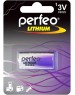 Элементы питания PERFEO CR123/1BL LITHIUM