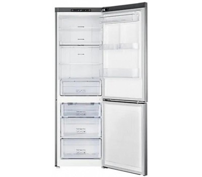 Холодильник с нижней морозильной камерой Samsung RB30A30N0SA/WT серебристый, 322 л
