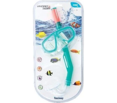 BESTWAY Набор для ныряния Fun (маска, трубка) 3+ (поликарбонат, полипропилен, ПВХ) 24018 107-103