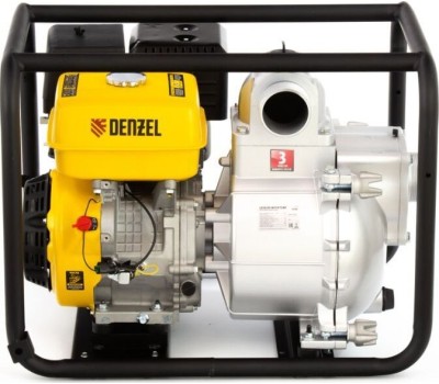 Мотопомпа DENZEL PX-80D Мотопомпа бензиновая для грязной воды ,15 л.с, 3&QUOT , 1500 л/мин, глубина 8 м , напор 30 м 99204