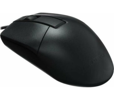 A4TECH OP-330, оптическая, проводная, USB, черный [op-330 (black)]