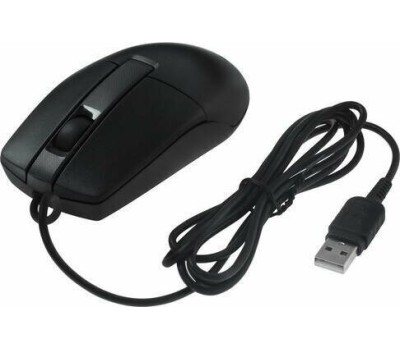 A4TECH OP-330, оптическая, проводная, USB, черный [op-330 (black)]