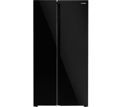 Холодильник Hyundai CS5003F 2-хкамерн. черный инвертер (CS5003F ЧЕРНОЕ СТЕКЛО)
