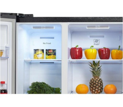 Холодильник Hyundai CS5003F 2-хкамерн. черный инвертер (CS5003F ЧЕРНОЕ СТЕКЛО)