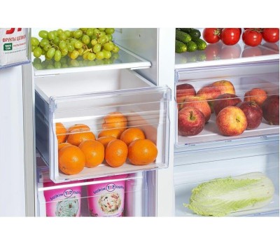 Холодильник Hyundai CS5003F 2-хкамерн. черный инвертер (CS5003F ЧЕРНОЕ СТЕКЛО)