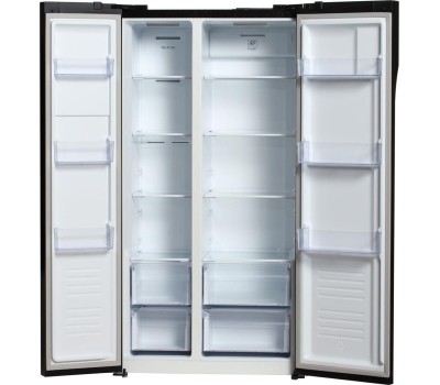 Холодильник Hyundai CS5003F 2-хкамерн. черный инвертер (CS5003F ЧЕРНОЕ СТЕКЛО)