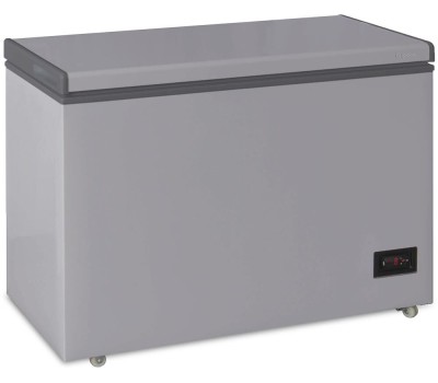 Морозильник БИРЮСА M240KDN 190л (ларь, глухая крышка) металлик