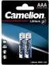 Батарейки CAMELION (15240) Lithium BL2 FR03 (FR03-BP2, батарейка,1.5В)