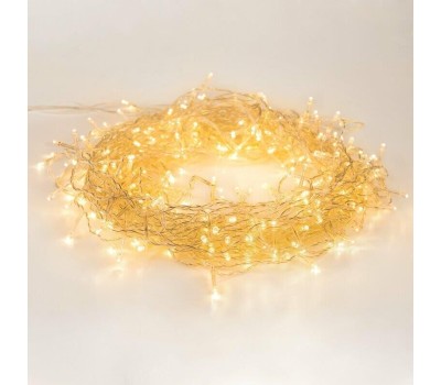Гирлянда NEON-NIGHT (235-096) ДОЖДЬ 3х2 м, прозрачный ПВХ, 240 LED, теплый белый, IP20, с контроллером, не соединяется