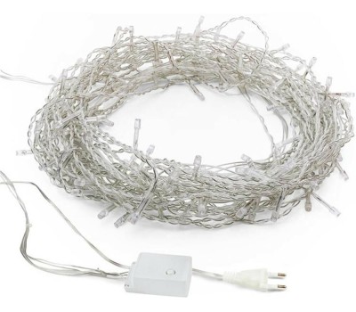 Гирлянда NEON-NIGHT (235-096) ДОЖДЬ 3х2 м, прозрачный ПВХ, 240 LED, теплый белый, IP20, с контроллером, не соединяется