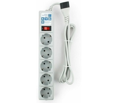 POWERCUBE SPG5-В1 0.5м (5 розеток) черный (коробка)
