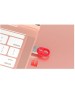 NETAC Флешка USB UM2 32ГБ, USB3.2, серебристый и красный [nt03um2n-032g-32re]