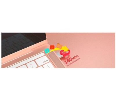 NETAC Флешка USB UM2 32ГБ, USB3.2, серебристый и красный [nt03um2n-032g-32re]