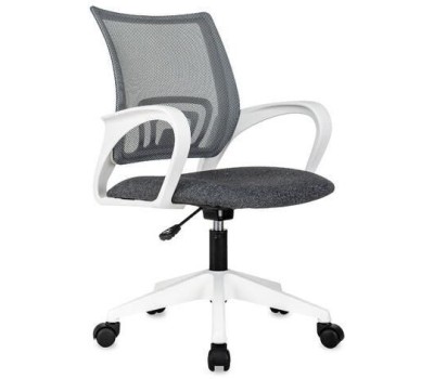 Кресло компьютерное БЮРОКРАТ Кресло Optimum, на колесиках, сетка/ткань, серый [optimum grey]