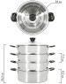 мантоварка POMIDORO POMI D'ORO P630102 Vapore Мантоварка-пароварка, 26см