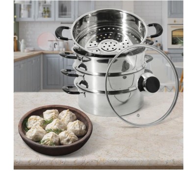 мантоварка POMIDORO POMI D'ORO P630102 Vapore Мантоварка-пароварка, 26см