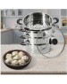 мантоварка POMIDORO POMI D'ORO P630102 Vapore Мантоварка-пароварка, 26см