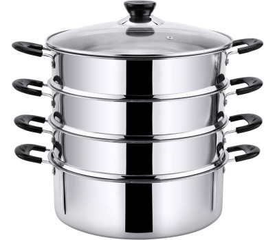 мантоварка POMIDORO POMI D'ORO P630102 Vapore Мантоварка-пароварка, 26см
