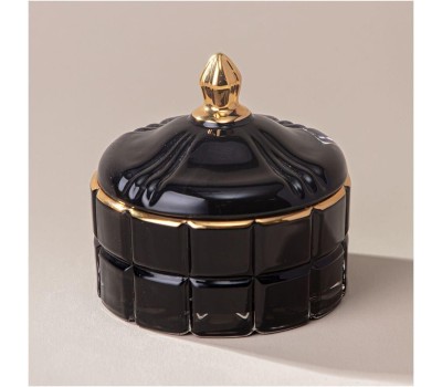 Шкатулка LEFARD 196-101 LOVELY BLACK 10,5Х10,5Х10см