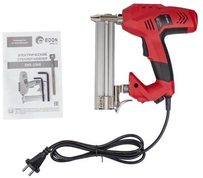 Степлер электрический EDON ENS-2300 черный/красный 39973 2300Вт