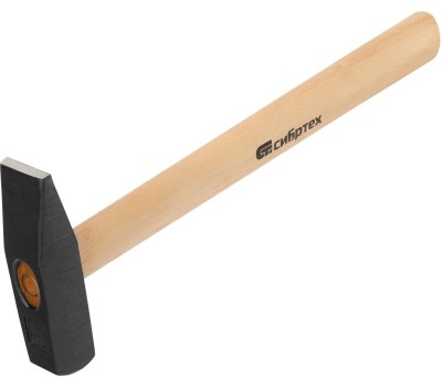 Молоток СИБРТЕХ Молоток слесарный 800 г, квадратный боек, деревянная рукоятка 10220