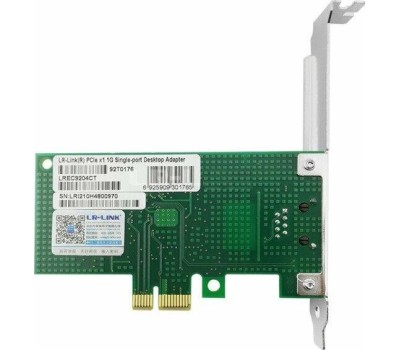 LR-LINK Сетевой адаптер LREC9204CT Intel I210AT PCI-E x1 1GB 1 X RJ45 I210-T1