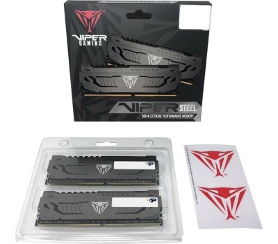 Оперативная память PATRIOT Оперативная память Viper Steel PVS416G360C8K DDR4 - 2x 8ГБ 3600МГц, DIMM, Ret