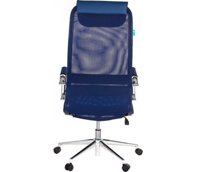 Кресло компьютерное БЮРОКРАТ Кресло руководителя KB-9N, сетка/ткань, до 120кг, синий