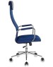 Кресло компьютерное БЮРОКРАТ Кресло руководителя KB-9N, сетка/ткань, до 120кг, синий