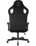 Кресло компьютерное игровое KNIGHT Кресло игровое Outrider черный Light-20 с подголов. крестов. металл